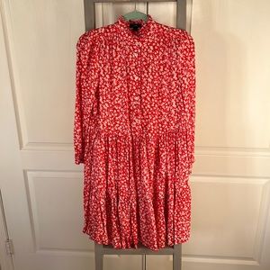 J.Crew long sleeve floral dress